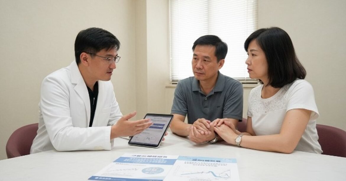 醫師與患者討論功能醫學的健康解決方案，專注於慢性病預防