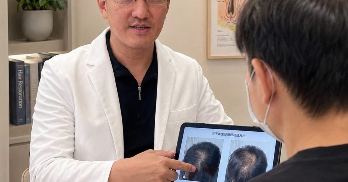 中年落髮非手術增髮方法心得：吳芮醫師帶你了解雷射育髮效果
