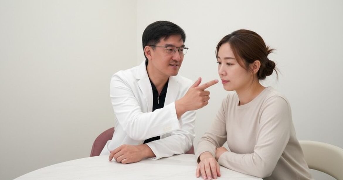 水飛梭療程的精華導入過程簡介，顯示精華液的選擇與效果。