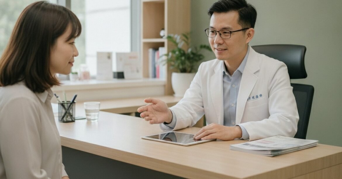 吳芮醫師介紹入門教學：極線音波預防老化示意圖
